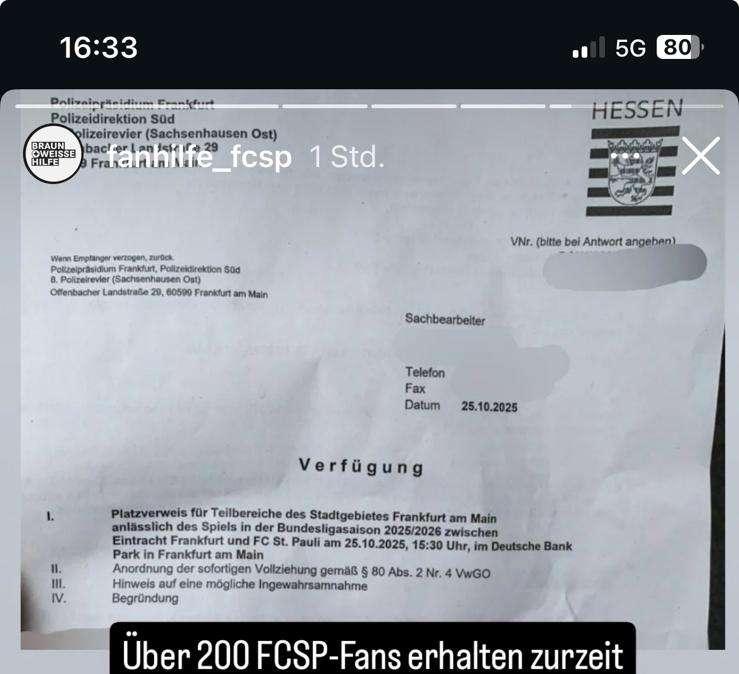 Eintracht Francoforte-St Pauli 2-0: sconfitti in campo e fuori