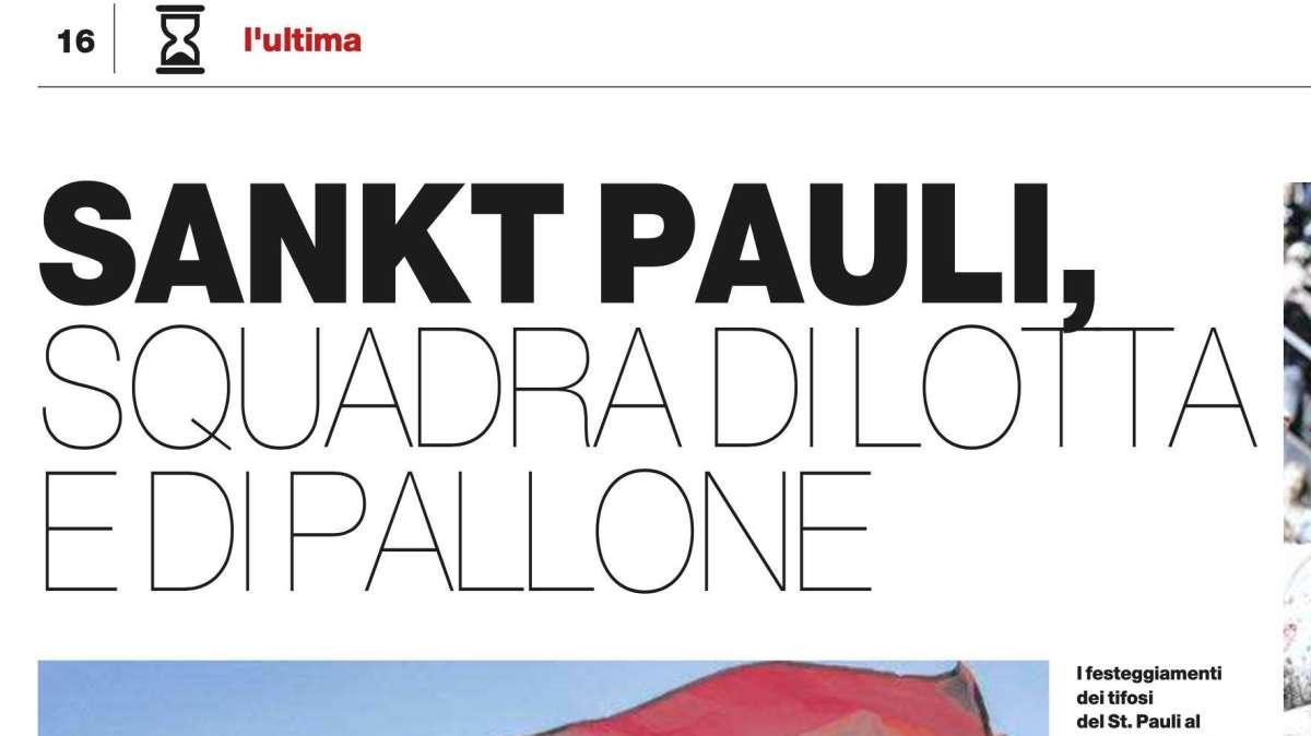 Il Manifesto: Sankt Pauli, squadra di lotta e di pallone