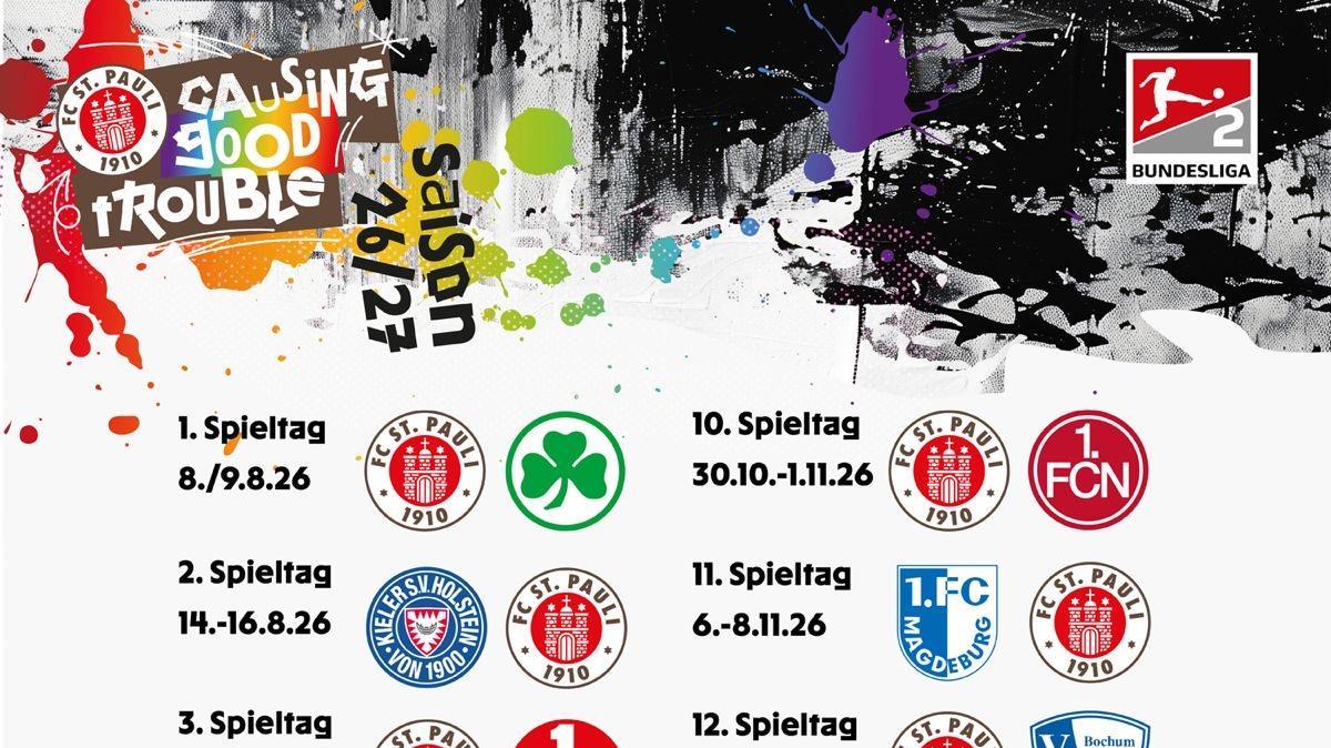[ITA/DEI] Calendario Zweite Liga 2026/27: il St. Pauli debutta al Millerntor contro il Greuther Fürth / Zweitliga-Spielplan 2026/27: FC St. Pauli startet am Millerntor gegen Greuther Fürth