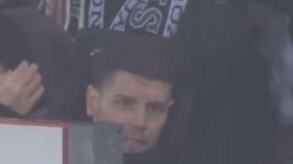 Hurzeler in tribuna