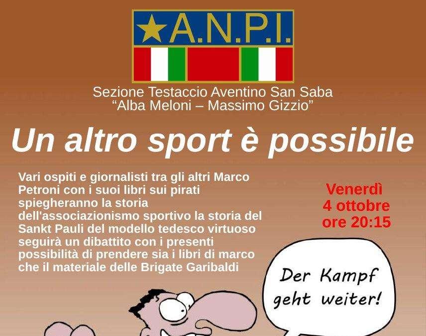 Incontro a Roma 4 ottobre - un altro sport è possibile!