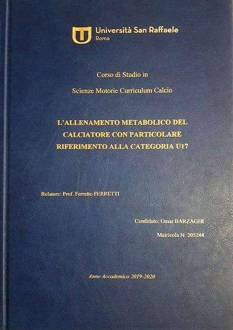 U17 Giana, mister Barzaghi si laurea in Scienze Motorie col massimo dei voti