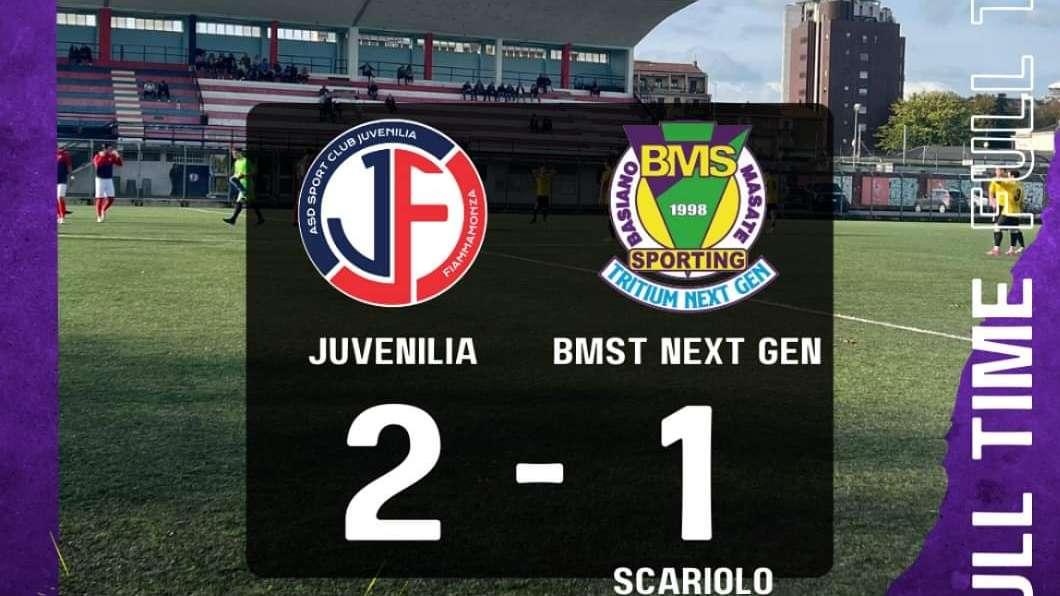 BMS Tritium Next Gen, caduta esterna contro la Juvenilia Fiamma Monza 
