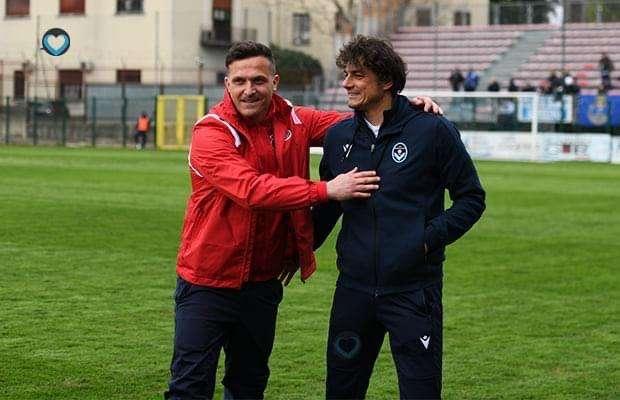 A destra Matteo Contini