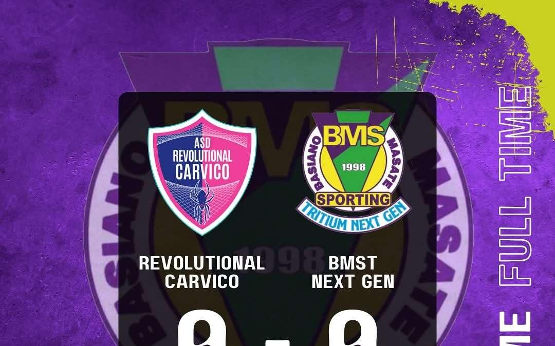 BMS Tritium Next Gen, pareggio a reti bianche con la Revolutional Carvico