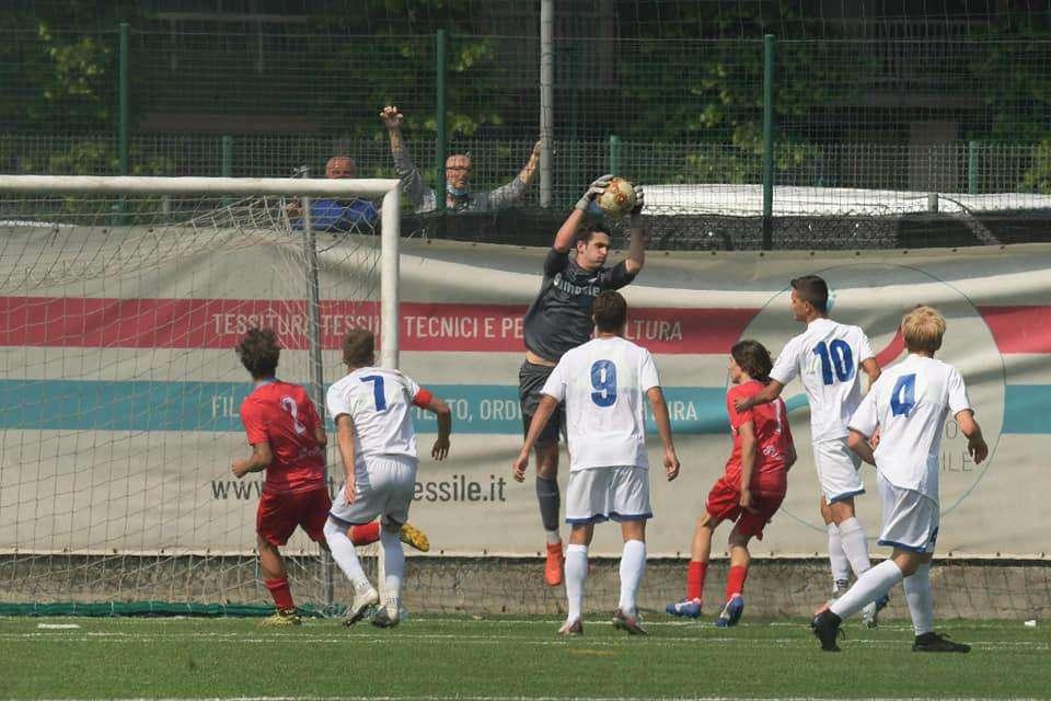 Una fase del match a Sesto SG