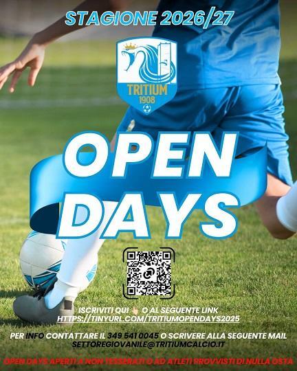 Tritium, al via gli Open days dall'1 al 5 luglio
