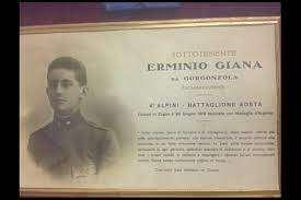 L'alpino Erminio Giana 