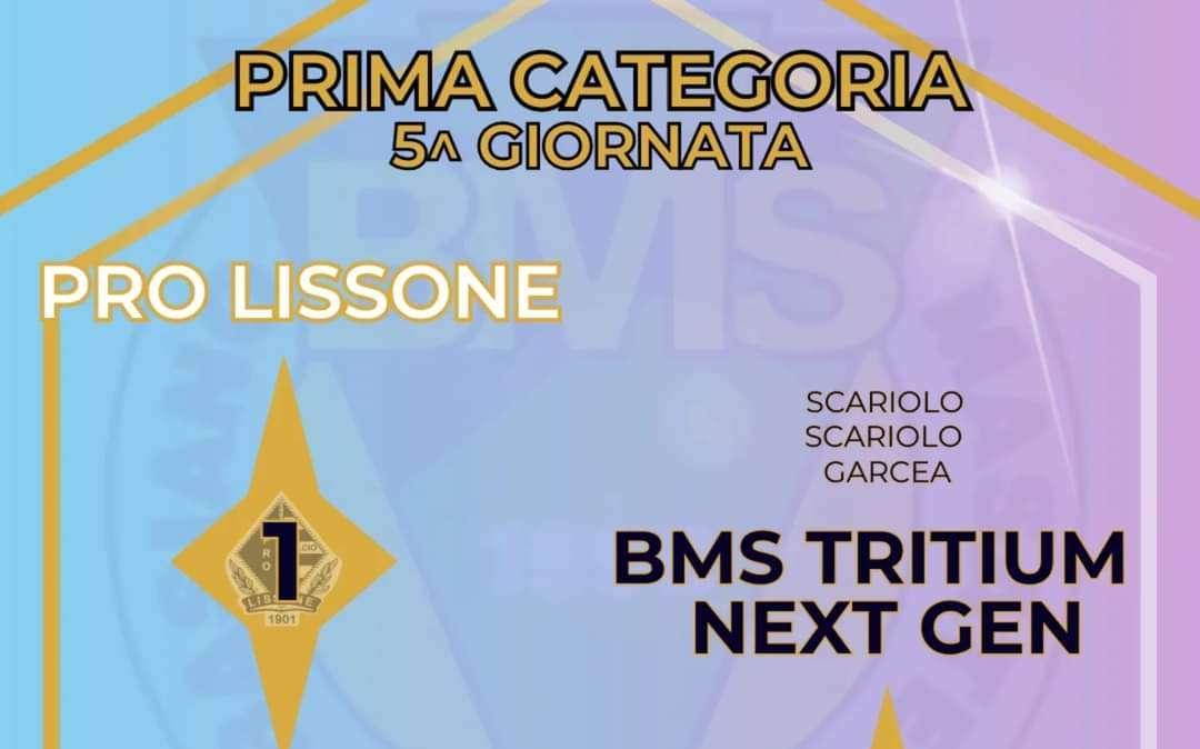 BMS Tritium Next Gen, successo esterno con la Pro Lissone