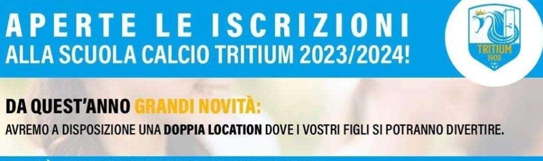 Tritium, aperte le iscrizioni alla Scuola Calcio