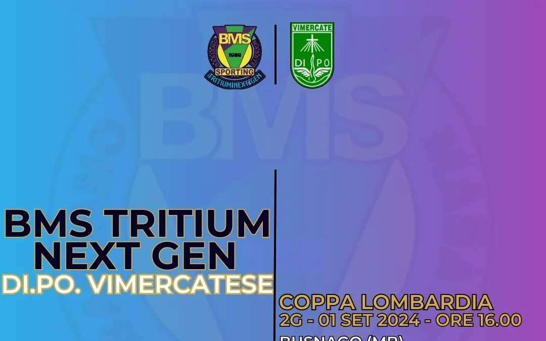 Coppa Lombardia di Prima Categoria, vittoria di misura del BMS Tritium Next Gen in casa contro la Dipo Vimercate