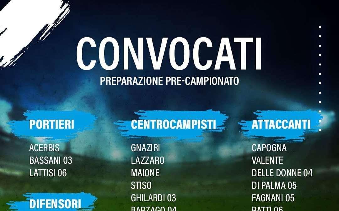 Tritium, i convocati per la preparazione estiva