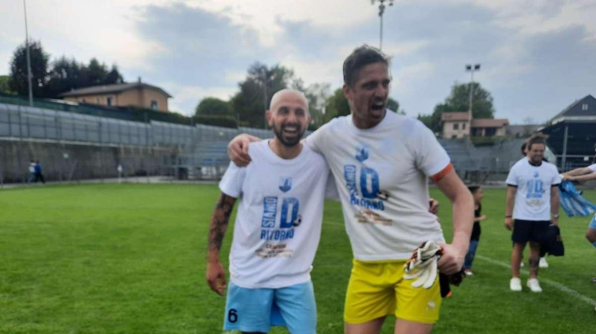 Lazzaro e Acerbis festeggiano