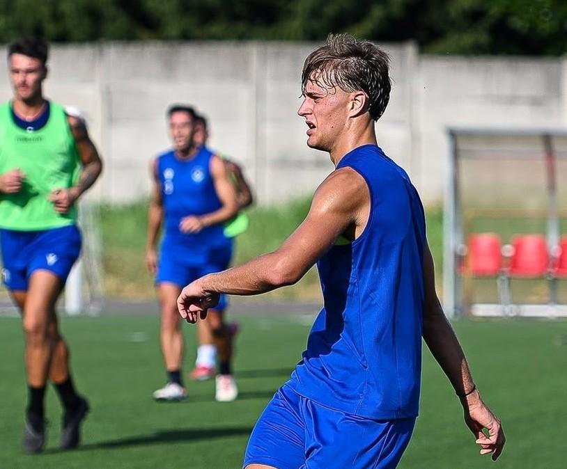 Manzoni in allenamento