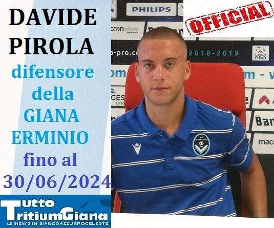 UFFICIALE: Giana, Pirola firma il suo primo contratto da professionista