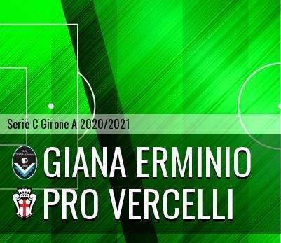 Giana Erminio-Pro Vercelli, le formazioni ufficiali 