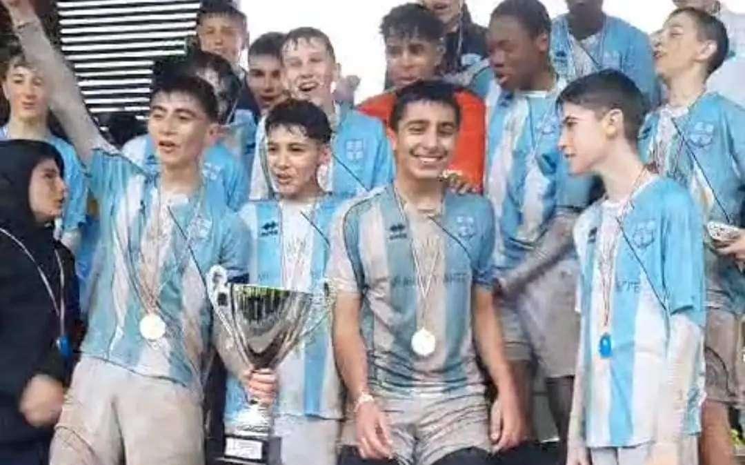 Gli Under 14 festeggiano