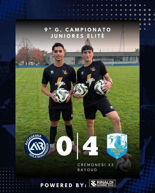 Juniores Tritium, poker sul campo dell'Isola Bergamasca