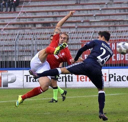 Montesano in un Piacenza-Giana