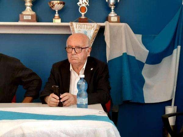 Carlo Tavecchio in sala stampa