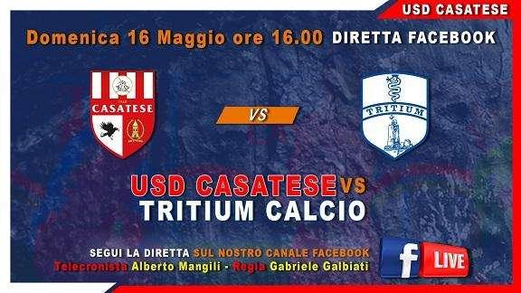 Casatese-Tritium in diretta su Facebook: la designazione arbitrale 