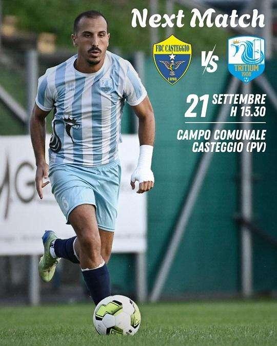Casteggio-Tritium, la terna arbitrale della 2^ giornata del girone B 
