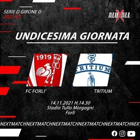 Domenica 14 novembre Forlì-Tritium, la designazione arbitrale
