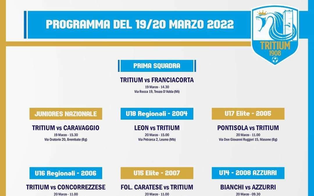 Tritium, sabato 19 marzo amichevole con il Franciacorta