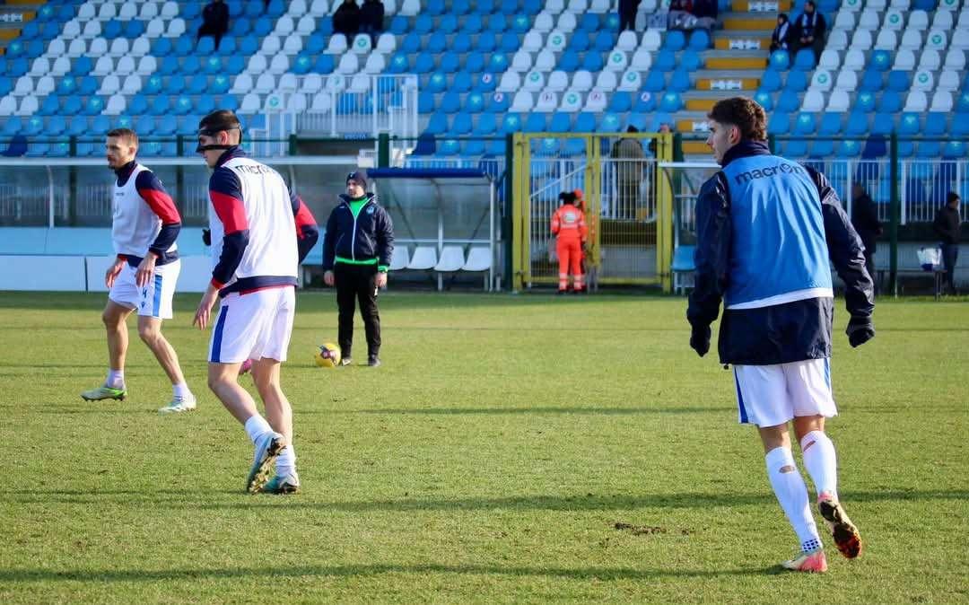 Giana Erminio, caduta interna contro la Pro Vercelli 