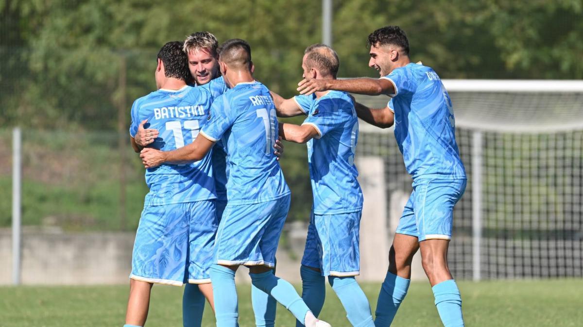 I festeggiamenti per il gol