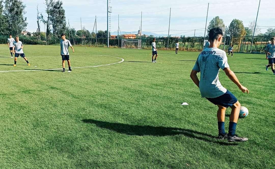 Una fase dell'allenamento 