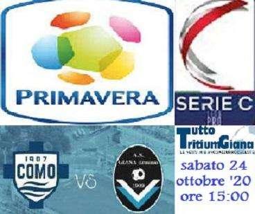 Giovanili Giana Erminio, nel weekend in campo solo la Primavera che debutta a Erba