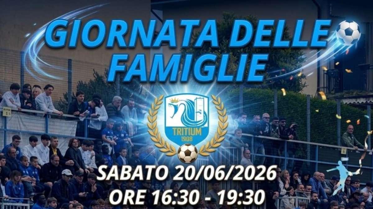 Settore giovanile Tritium, sabato 20 giugno la "Giornata delle Famiglie"