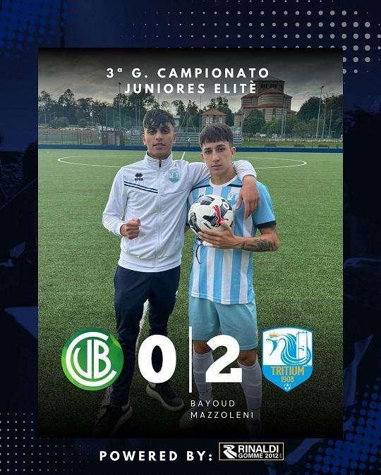 Juniores Tritium, vittoria esterna contro la Vibe Ronchese 