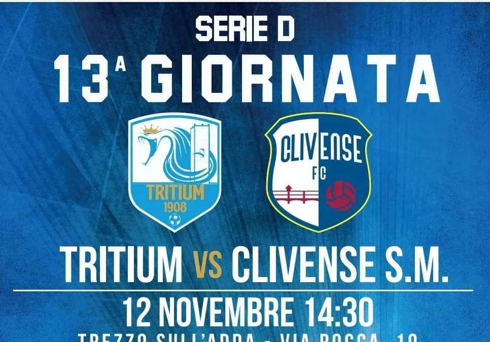Tritium, domenica 12 novembre 2023 sfida in casa a porte chiuse con la Clivense