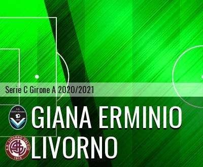 Giana Erminio-Livorno, le formazioni ufficiali