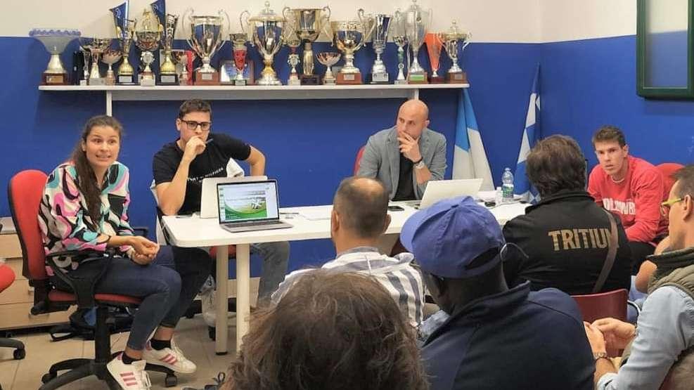 Una fase della serata
