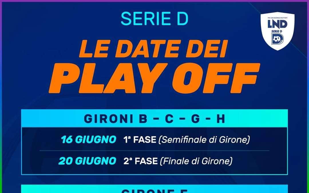 Serie D, playoff: programma e date 