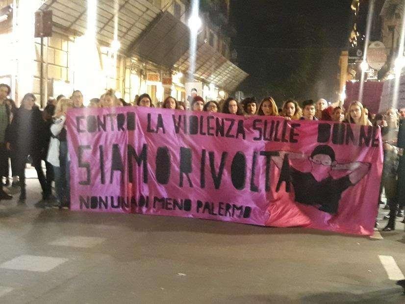 Corteo a Palermo