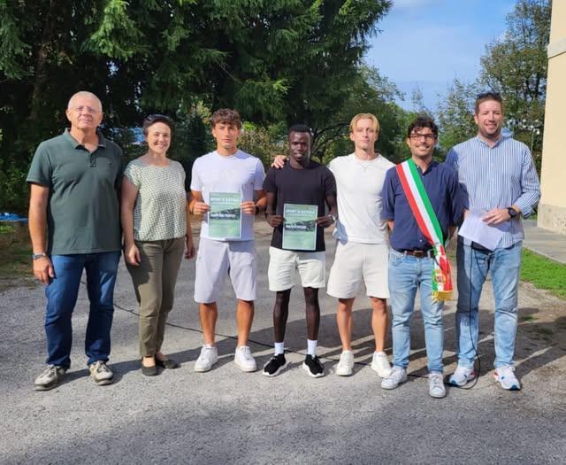 La premiazione dei giocatori 