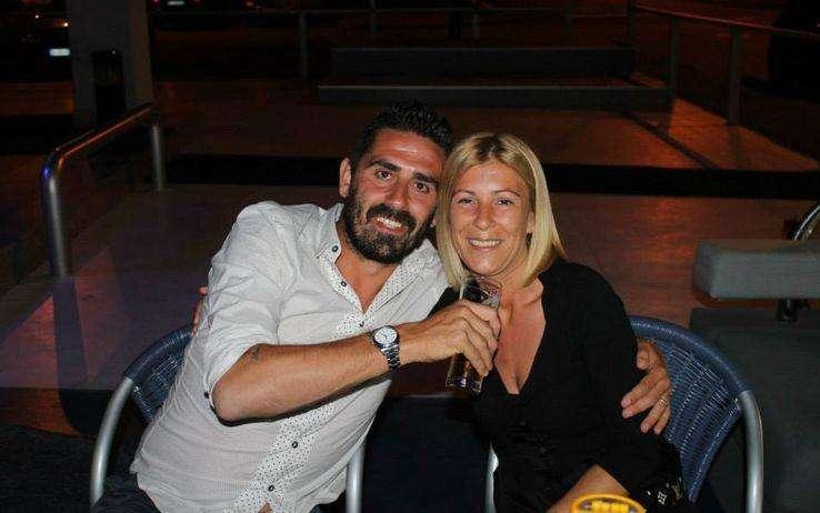 Alex Pinardi e la moglie Laura