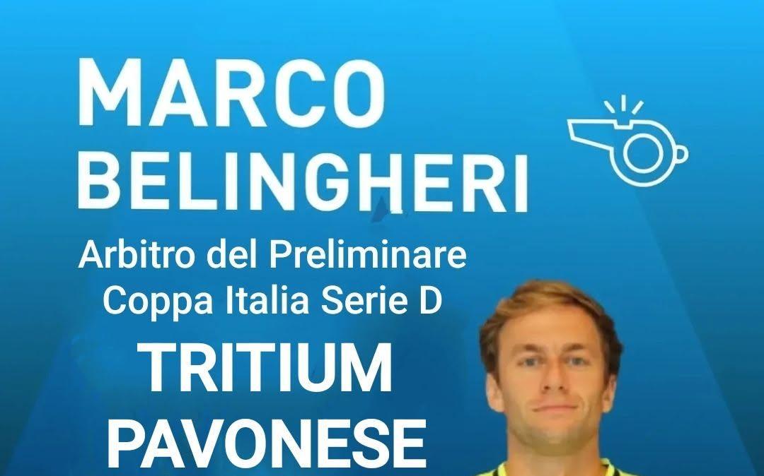 Tritium, chi è Marco Belingheri, arbitro della sfida con la Pavonese