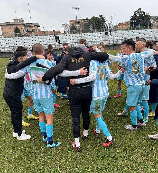 Festeggiamenti a fine gara