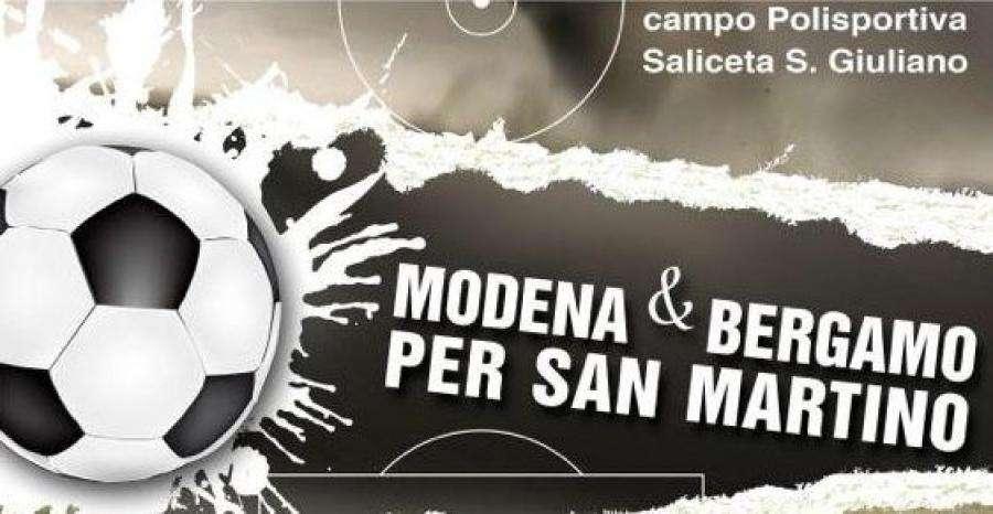 Modena-Bergamo: giornalisti in campo per la solidarietà