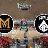 DIRETTA LBA Maxima Roma - APU Udine 0-0: PALLA A DUE ALLE 16.30