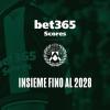 Udinese, rinnovata la partnership con bet365 fino al 2028