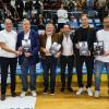 APU Udine, al PalaCarnera Credifriuli si celebra la storia: svelati i gagliardetti e omaggiate le Legends bianconere