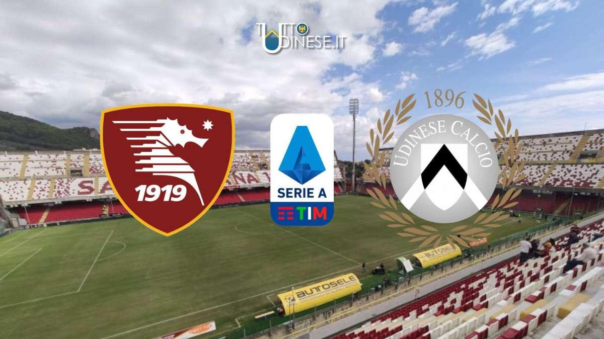 RELIVE Serie A SALERNITANA UDINESE 1-1: un punto per parte