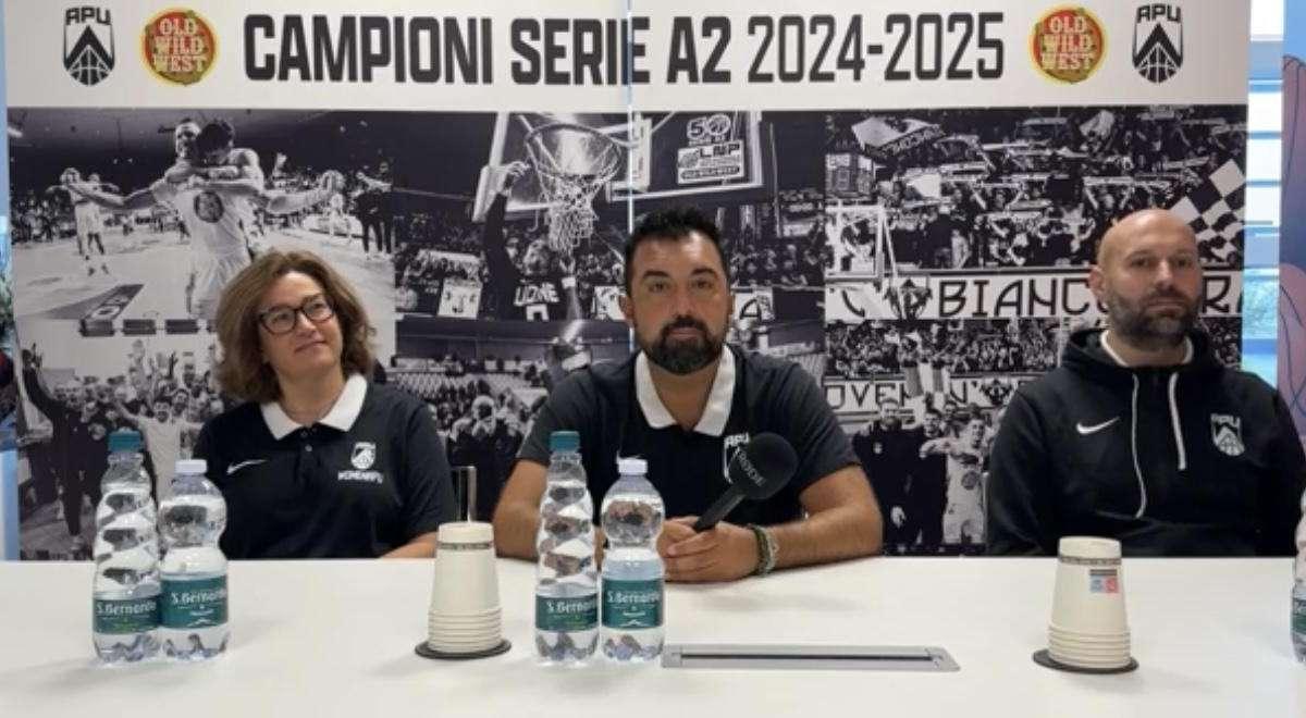 Apu Udine, oggi la conferenza stampa del settore giovanile del club 