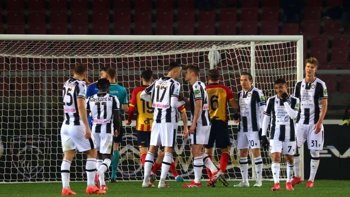 Udinese, Lucca torna sull'episodio di Lecce: "C'era tanta adrenalina"
